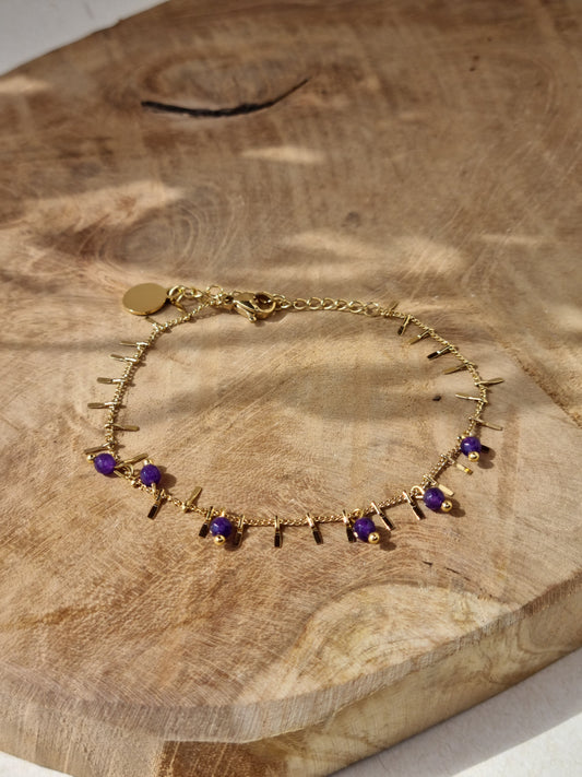 Bracelet Renoutet violet
